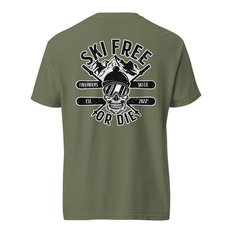 Ski Free or Die Heavyweight T-Shirt