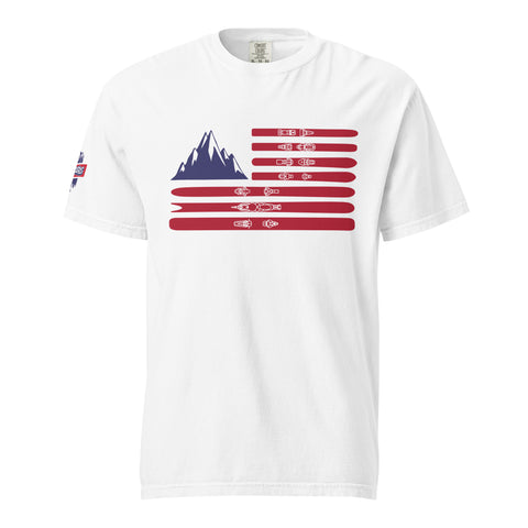 Ski Flag Heavyweight T-Shirt