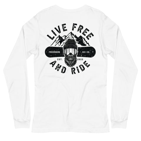 Live Free and Ride Premium Long Sleeve Tee