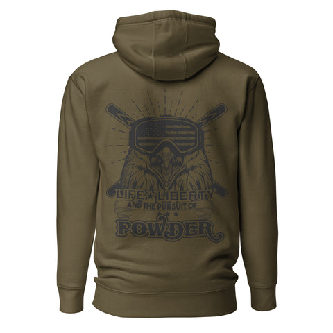 Life, Liberty, and the Pursuit of POWDER Premium Hoodie
